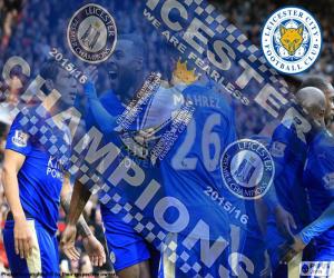 Puzle Leicester City, campeão 2015-2016