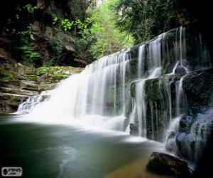 Puzle Leito de Rupit, Catalunha, Espanha