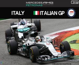 Puzle Lewis Hamilton, G.P Itália 2016