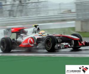 Puzle Lewis Hamilton - McLaren - Coréia 2010 (2 º Classificado)