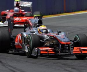 Puzle Lewis Hamilton - McLaren - Valência 2010