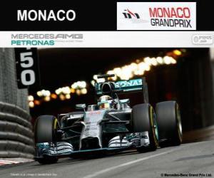 Puzle Lewis Hamilton - Mercedes - GP de Mônaco 2014, 2º classificado