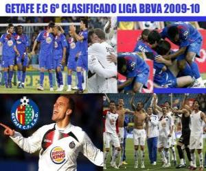 Puzle Liga BBVA Getafe FC 6 classificados 2009-2010