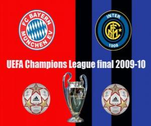 Puzle Liga dos Campeões 2009-10 final, o FC Bayern München vs FC Internazionale Milano