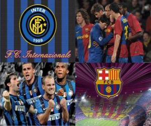 Puzle Liga dos Campeões - UEFA Champions League 2009-10 semifinal, FC Internazionale Milano - Fc Barcelona