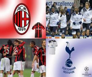 Puzle Liga dos Campeões - UEFA Champions League oitava final de 2010-11, AC Milan - Tottenham Hotspur FC