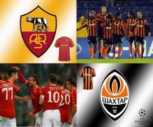 Puzle Liga dos Campeões - UEFA Champions League oitava final de 2010-11, AS Roma - Shakhtar Donetsk