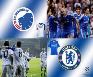 Puzle Liga dos Campeões - UEFA Champions League oitava final de 2010-11, FC Copenhague - Chelsea FC