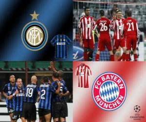 Puzle Liga dos Campeões - UEFA Champions League oitava final de 2010-11, AC FC Bayern Munchen - FC Internazionale Milano