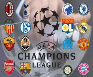Puzle Liga dos Campeões - UEFA Champions League oitava final de 2010-11