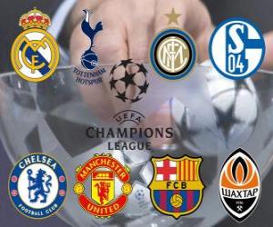 Puzle Liga dos Campeões - UEFA Champions League 2010-11 Quartas-de-final