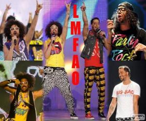 Puzle LMFAO foi um grupo americano de rap e electro hop