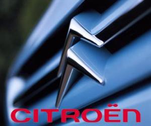 Puzle Logo da Citroën, marca francesa de carros