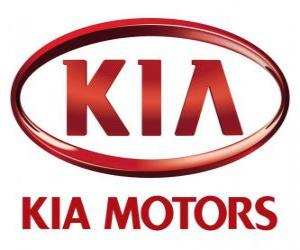 Puzle Logo da KIA Motors, fabricante de automóveis sul-coreana