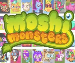 Puzle Logo de Moshi Monsters