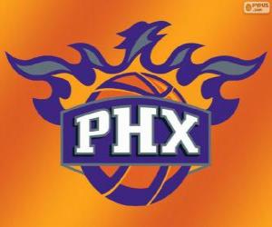 Puzle Logo de Phoenix Suns, equipe da NBA. Divisão do Pacífico, Conferência Oeste