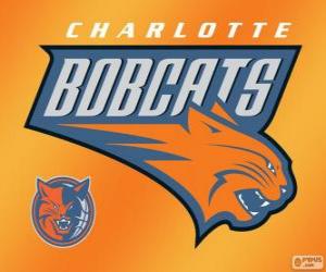 Puzle Logo do Charlotte Bobcats, equipe da NBA. Divisão Sudeste, Conferência Leste