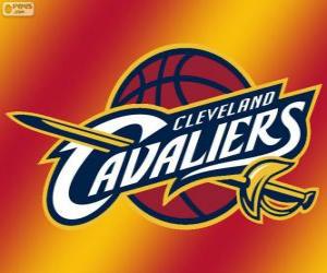 Puzle Logo do Cleveland Cavaliers, equipe da NBA. Divisão Central, Conferência Leste