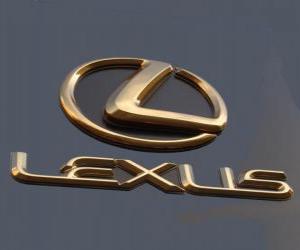 Puzle Logotipo da Lexus, marca japonesa de carros high-end