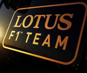 Puzle Logotipo da Lotus F1 Team