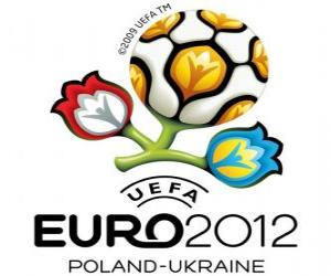 Puzle Logotipo da UEFA Euro 2012 Polónia - Ucrânia