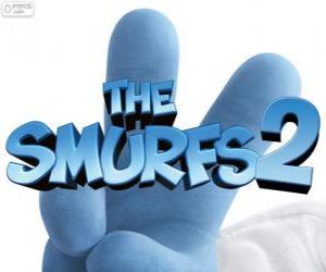 Puzle Logotipo do filme Os Smurfs 2, The Smurfs 2