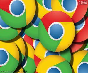 Puzle Logotipo do Google Chrome