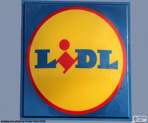 Puzle Logotipo do Lidl