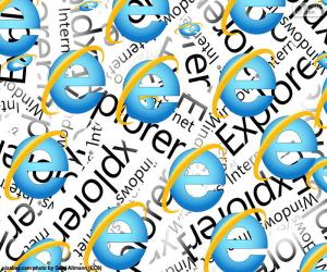 Puzle Logotipo Internet Explorer