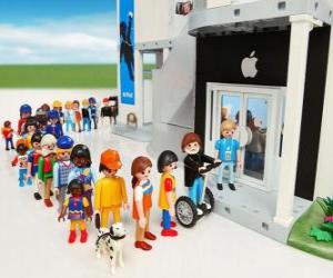 Puzle Loja Apple Playmobil