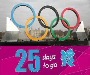 Puzle Londres 2012, 25 dias