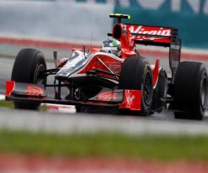 Puzle Lucas di Grassi - Virgin - 2010 Sepang