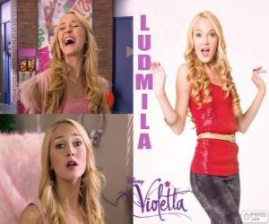 Puzle Ludmila principal inimigo de Violetta, é a garota cool e glamourosa Studio 21
