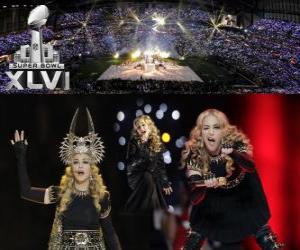 Puzle Madonna no Super Bowl 2012