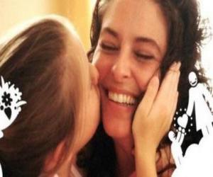 Puzle Mãe recebendo beijos de sua filha