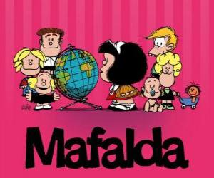 Puzle Mafalda e os amigos