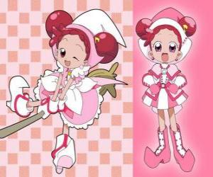 Puzle Magical Doremi, DoReMi ou Ojamajo Doremi é uma aprendiz de bruxa