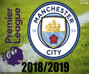 Puzle Manchester City, campeão 2018 / 19