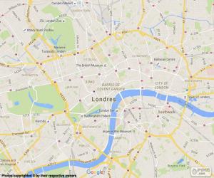 Puzle Mapa de Londres