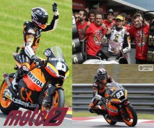 Puzle Marc Márquez, campeão do mundo de 2012 de Moto2