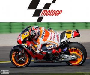 Puzle Marc Márquez, campeão do mundo de 2013 de MotoGP