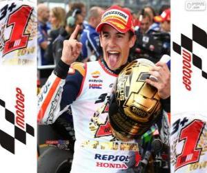 Puzle Marc Márquez, campeão do mundo 2014 MotoGP