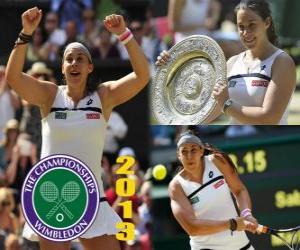 Puzle Marion Bartoli campeã do Wimbledon 2013