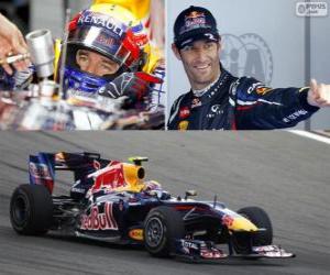 Puzle Mark Webber - Red Bull - Grand Prix da Coreia do Sul 2012, 2º classificado
