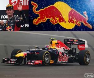 Puzle Mark Webber - Red Bull - Grande Prémio da Índia 2012, 3º classificado