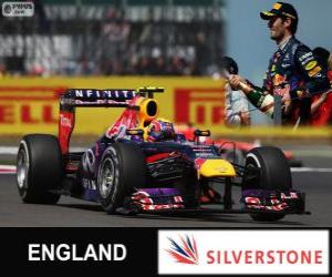 Puzle Mark Webber - Red Bull - Grande Prémio da Grã-Bretanha 2013, 2º classificado