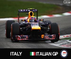 Puzle Mark Webber - Red Bull - Grande Prêmio da Itália 2013, 3º classificado