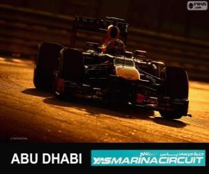 Puzle Mark Webber - Red Bull - Grande Prêmio de Abu Dhabi 2013, 2º classificado