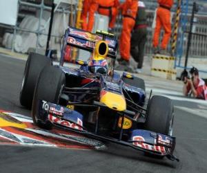 Puzle Mark Webber - Red Bull - Monte Carlo de 2010