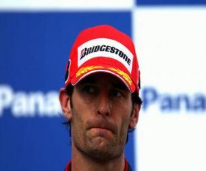 Puzle Mark Webber - Red Bull - Turquia 2010 (terceiro classificado)